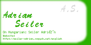 adrian seiler business card